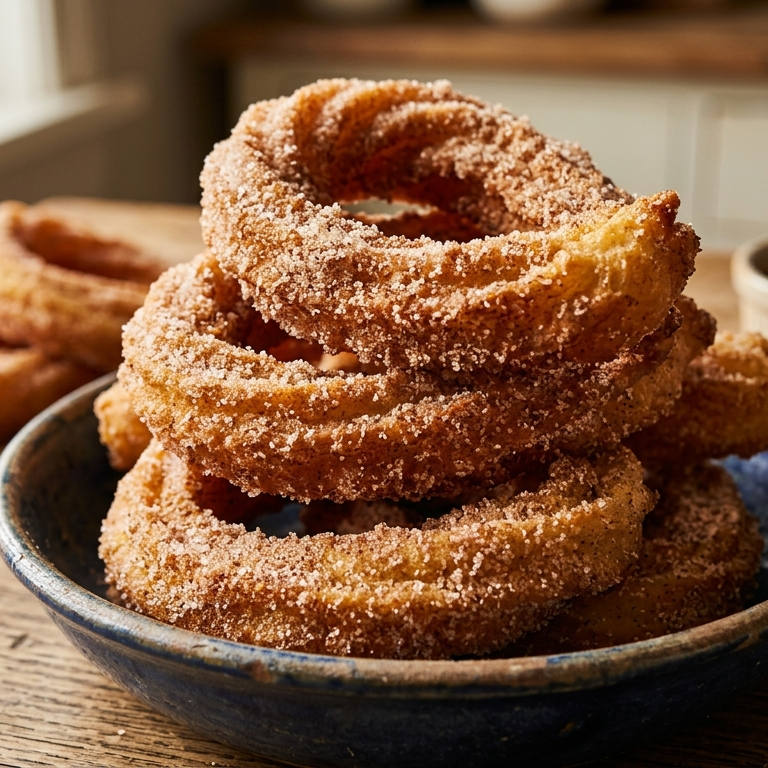 churros caseros crujientes azucar canela recien hechos